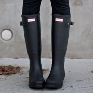 Hunter Women's Original Tall Rain Boots Black